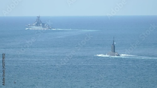 missile ship and missile submarine