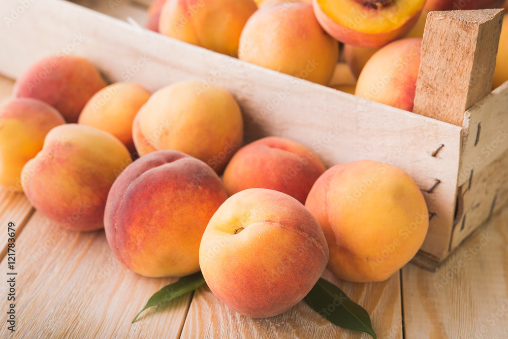 fresh peaches