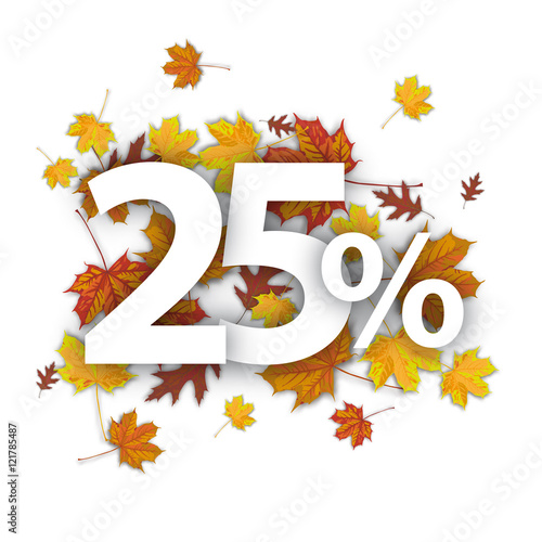 25 Percent Autumn Foliage
