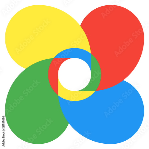 Free Download colorful fan, red green blue yellow, fibonacci curve ratio - GFXLoad