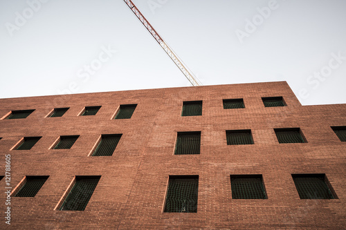 Abandoned aparments construction in Sant Cugat del Valles Barcelona Spain photo