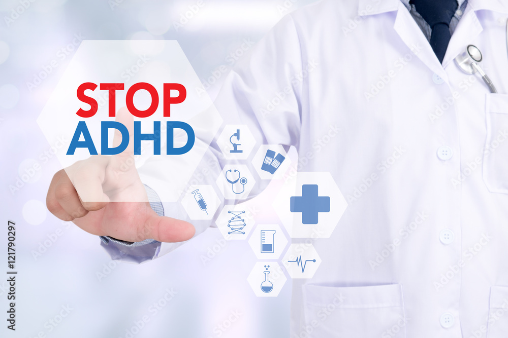 STOP ADHD CONCEPT