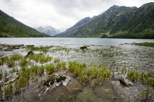 Multinskiye lake, Altai mountains landscape photo