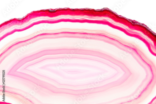 Abstract background - pink agate slice mineral