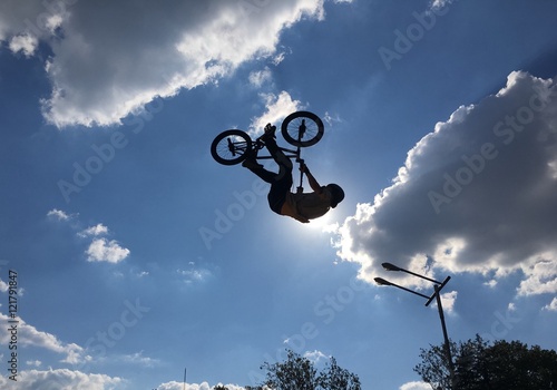 Motion biker jumps, Sport.
