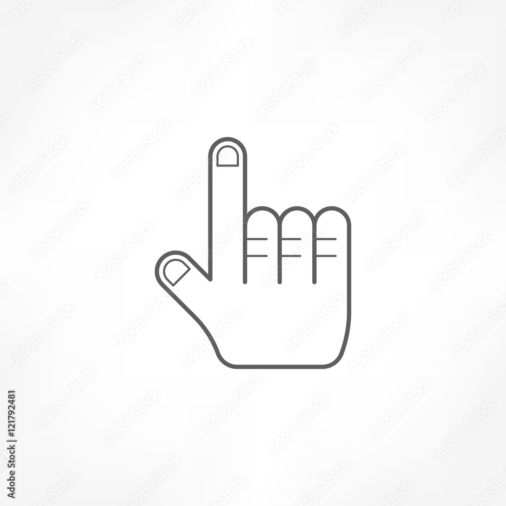 hand click icon hand click icon
