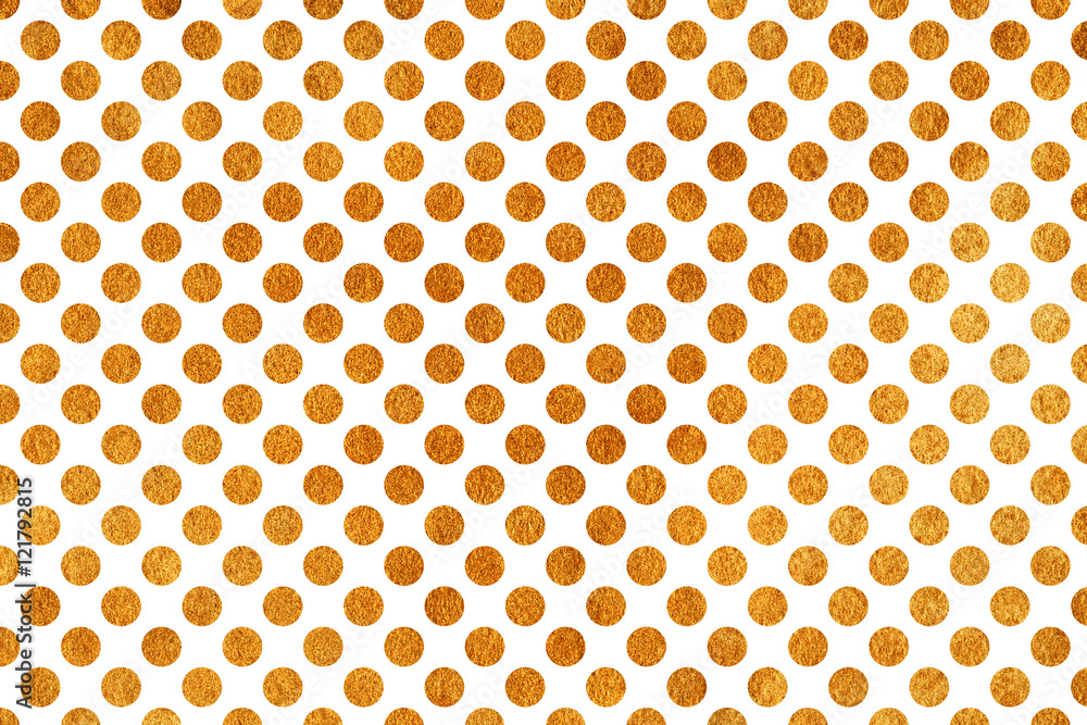 Golden polka dot background. Golden polka dot background.