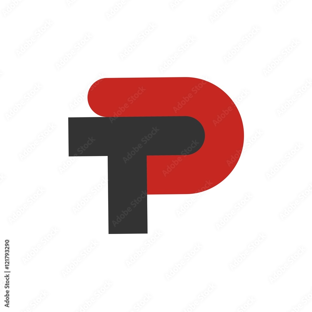 TP letter initial logo design TP letter initial logo design