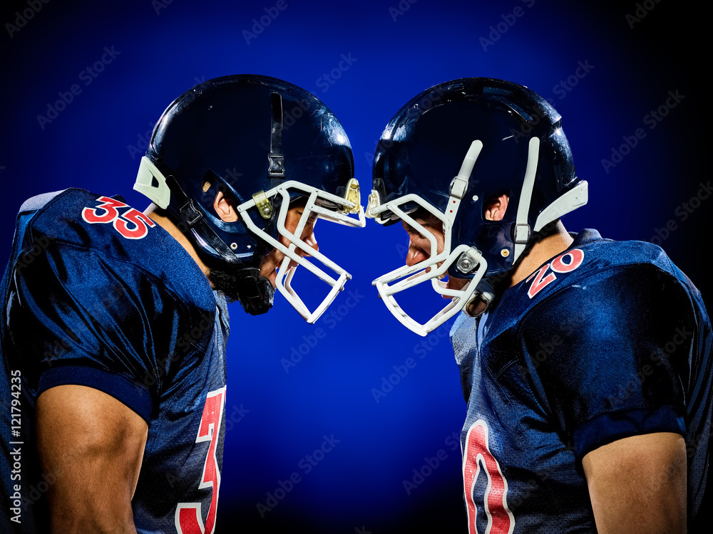 american football players men isolated american football players men isolated