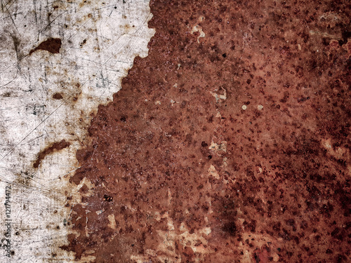 Old metal iron rust texture background © phaitoon