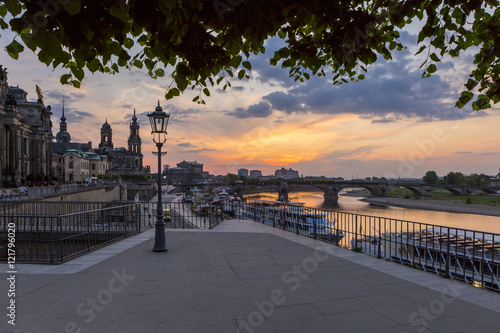 Dresden Sonnenuntergang