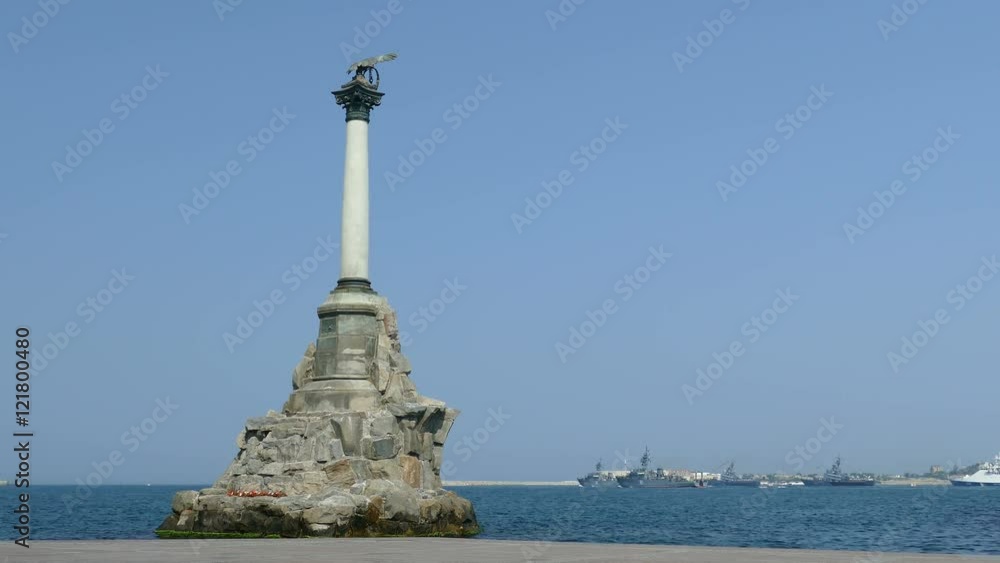 Monument to the Scuttled ships in Sevastopol Monument to the Scuttled ships in Sevastopol