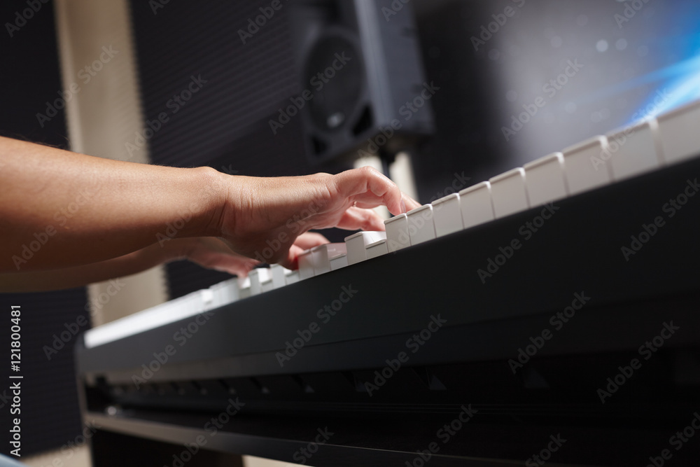 female's hands playing piano female's hands playing piano