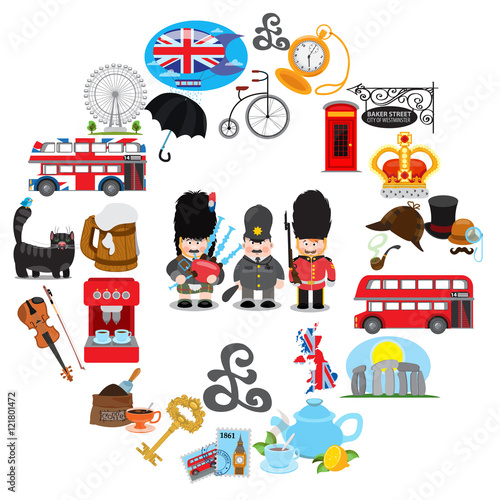 English icon set