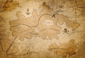 pirate treasure map