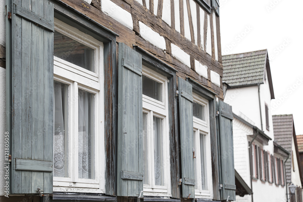 Traditional half-timbered houses located in Schiltach, Black Forest, Baden-Wuerttemberg, Germany Traditional half-timbered houses located in Schiltach, Black Forest, Baden-Wuerttemberg, Germany