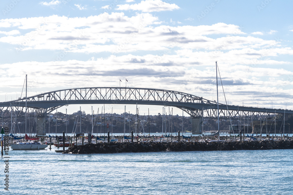 Naklejka premium view of Auckland, New Zealand