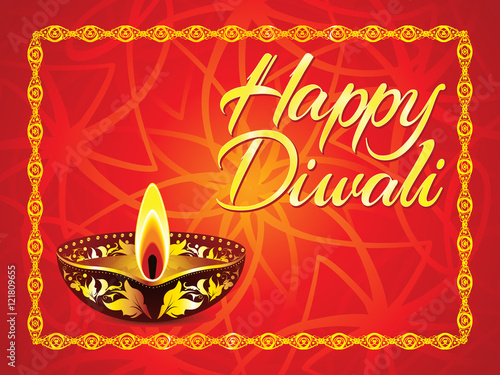 abstract artistic diwali background
