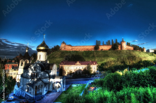 view of the Nizhny Novgorod Kremlin.HDR image