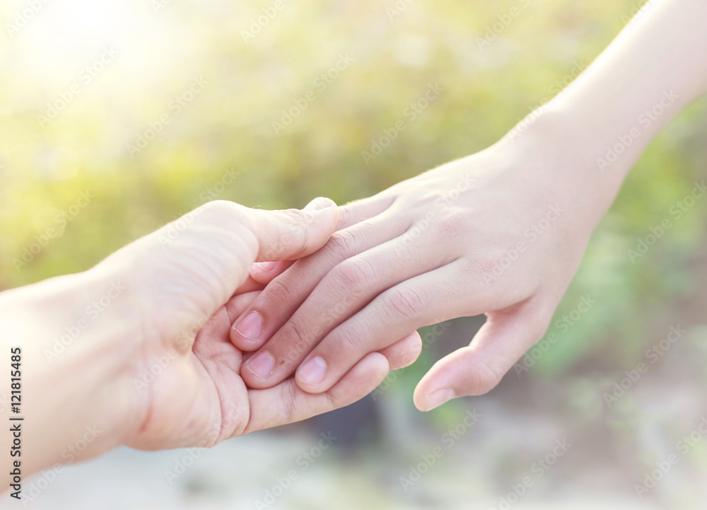 Helping hands concept Helping hands concept