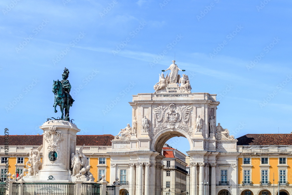 Praça do Comércio em Lisboa Portugal