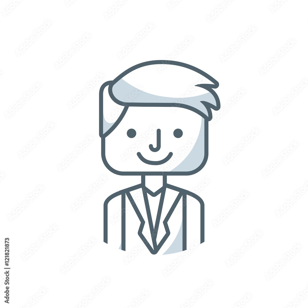 man person avatar flat icon vector illustration design man person avatar flat icon vector illustration design