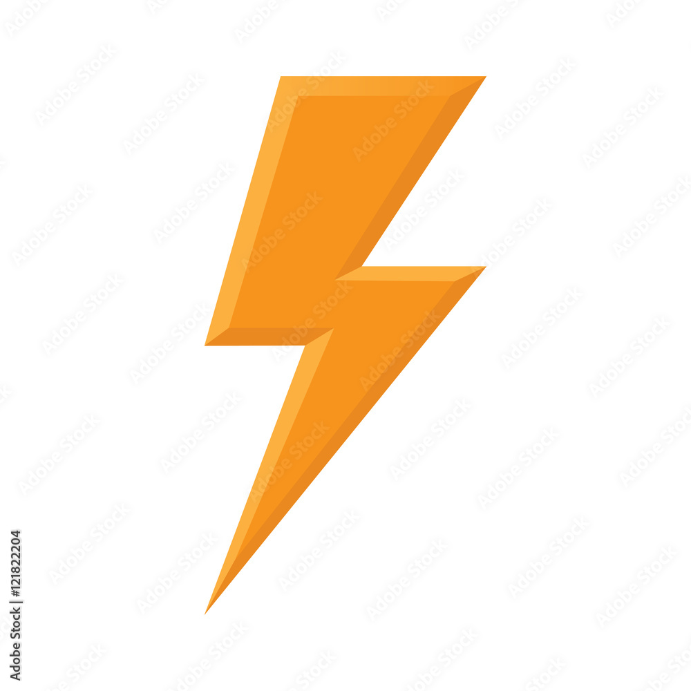 lightning bolt icon vector illustration lightning bolt icon vector illustration
