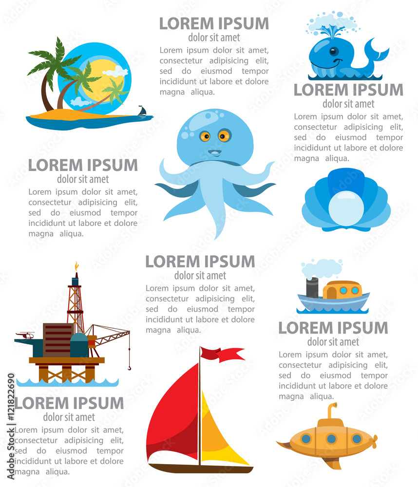 Marine infographics