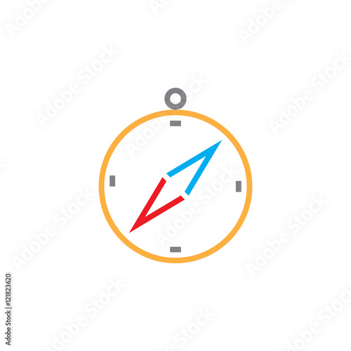 compass line icon, outline vector logo, linear colorful pictogram isolated on white Free Download compass line icon, outline vector logo, linear colorful pictogram isolated on white - GFXLoad