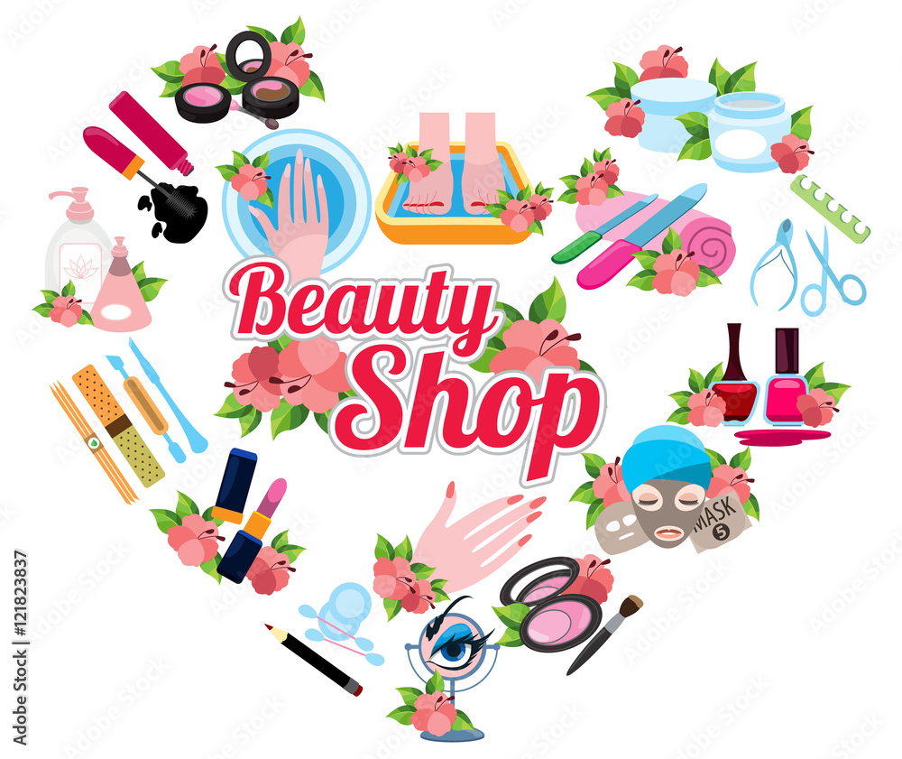 Icons for beauty shop Icons for beauty shop