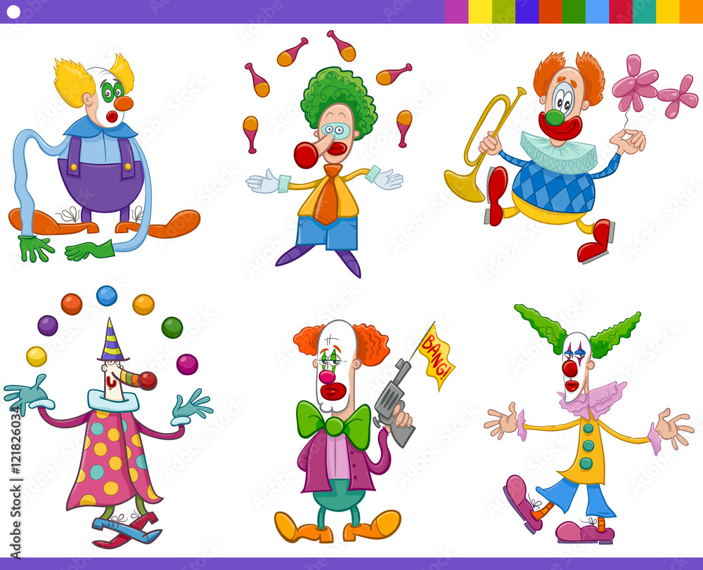 circus clowns collection
