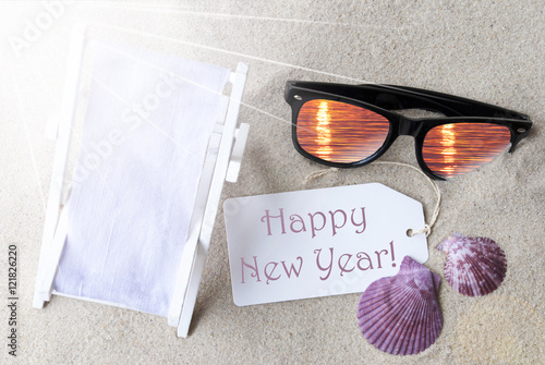 Photography Sunny Flat Lay Summer Label Happy New Year