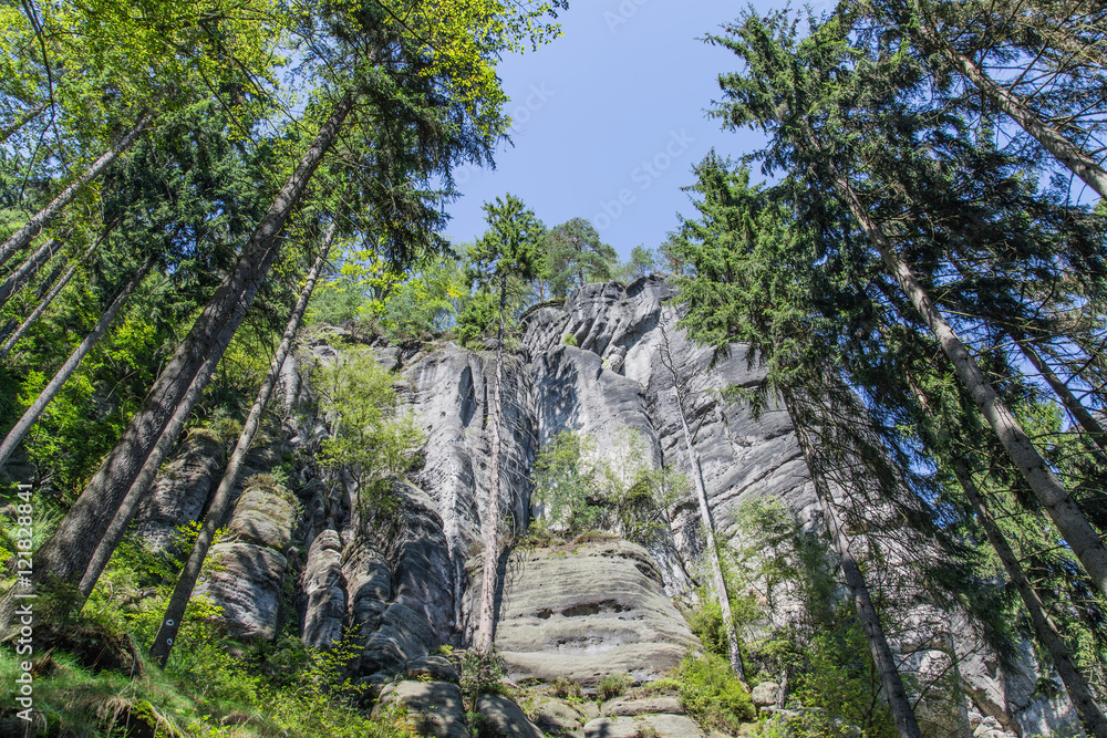 Affenstein, Wolfsnadel, Wolfsturm, Umgebung; Nationalpark Sächsische Schweiz