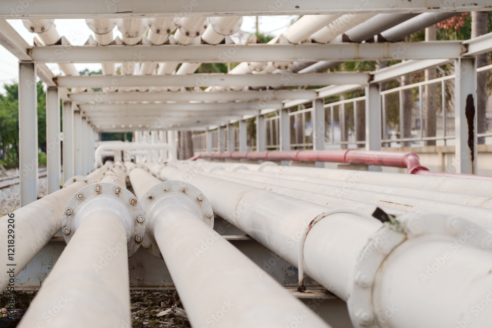 Water pipes / View of old steel water pipes. Water pipes / View of old steel water pipes.