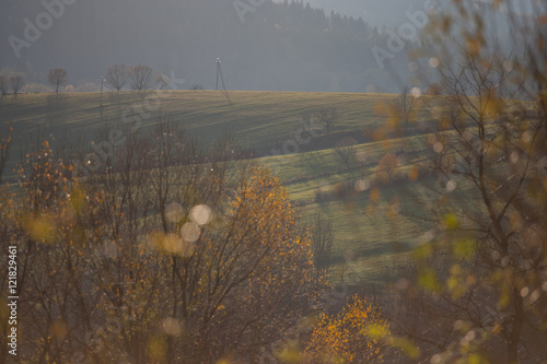 Fototapeta Naklejka Na Ścianę i Meble -  Bieszczady -jesień w Otrycie