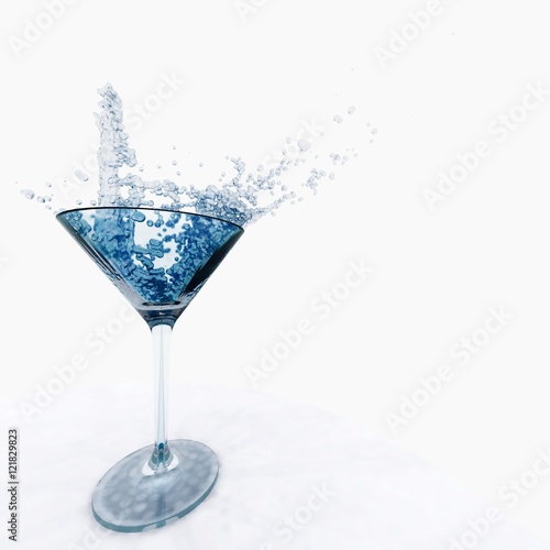 splash in a glass. water in a glass. wine is poured into a glass.  