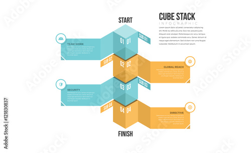 Cube Stack Infographic