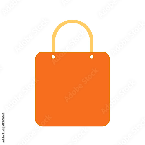 Shopping bag symbol icon.