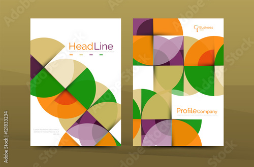 Business company profile brochure template