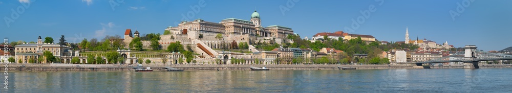 Panorama of Budapest in the morning