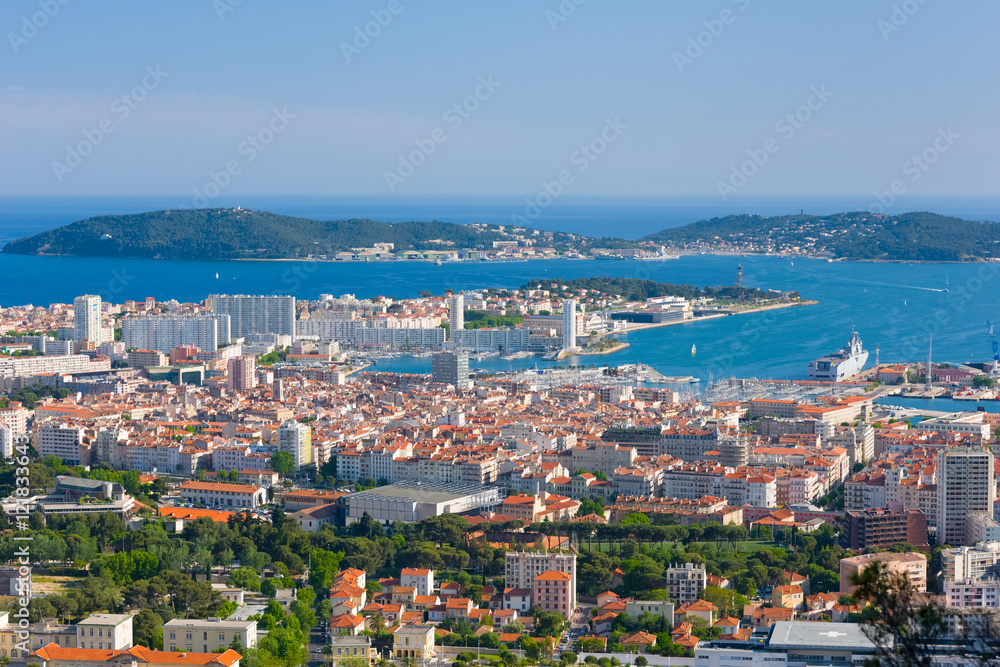 Toulon in a spring morning