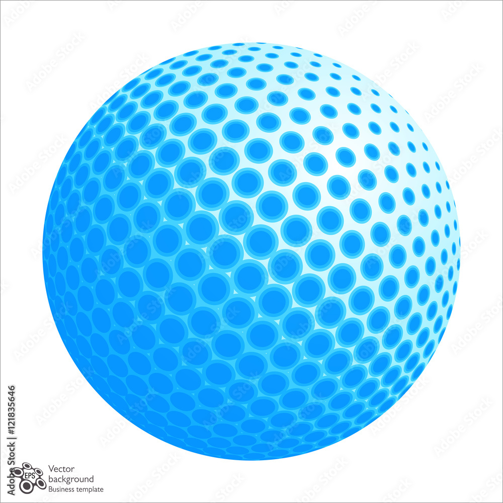 Halftone Circle Graphic_Blue #Vector Background Halftone Circle Graphic_Blue #Vector Background