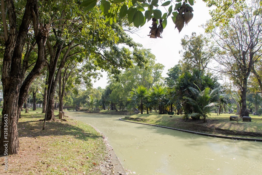 Garden landscape.,Phra Nakhon Park Lat Krabang
Garden landscape.,Phra Nakhon Park Lat Krabang