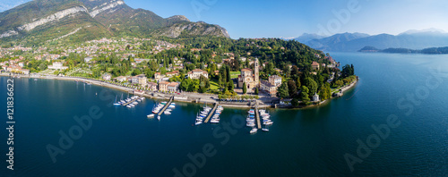 Tremezzo - Lago di Como (IT) - Panoramica aerea verso nord