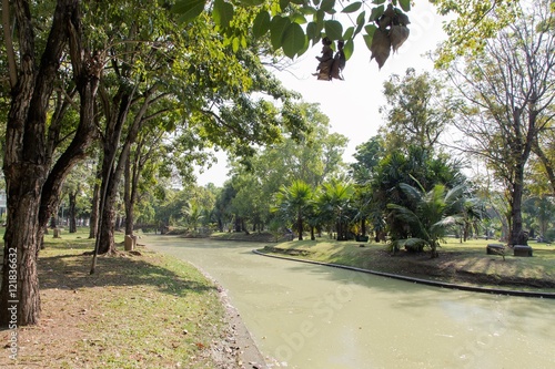 Garden landscape.,Phra Nakhon Park Lat Krabang
 photo