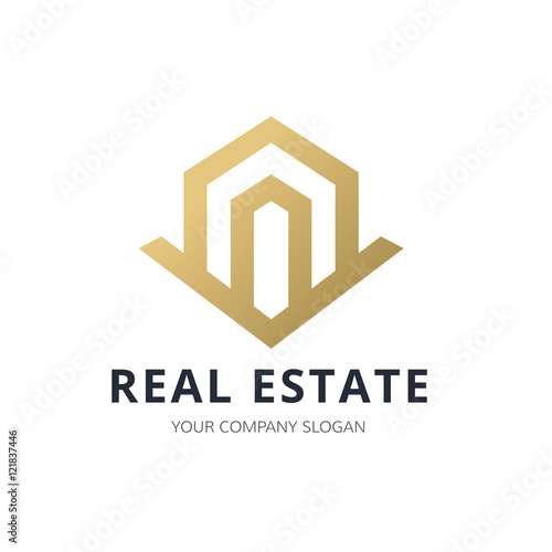 Real Estate Logo, property logo, House logo 