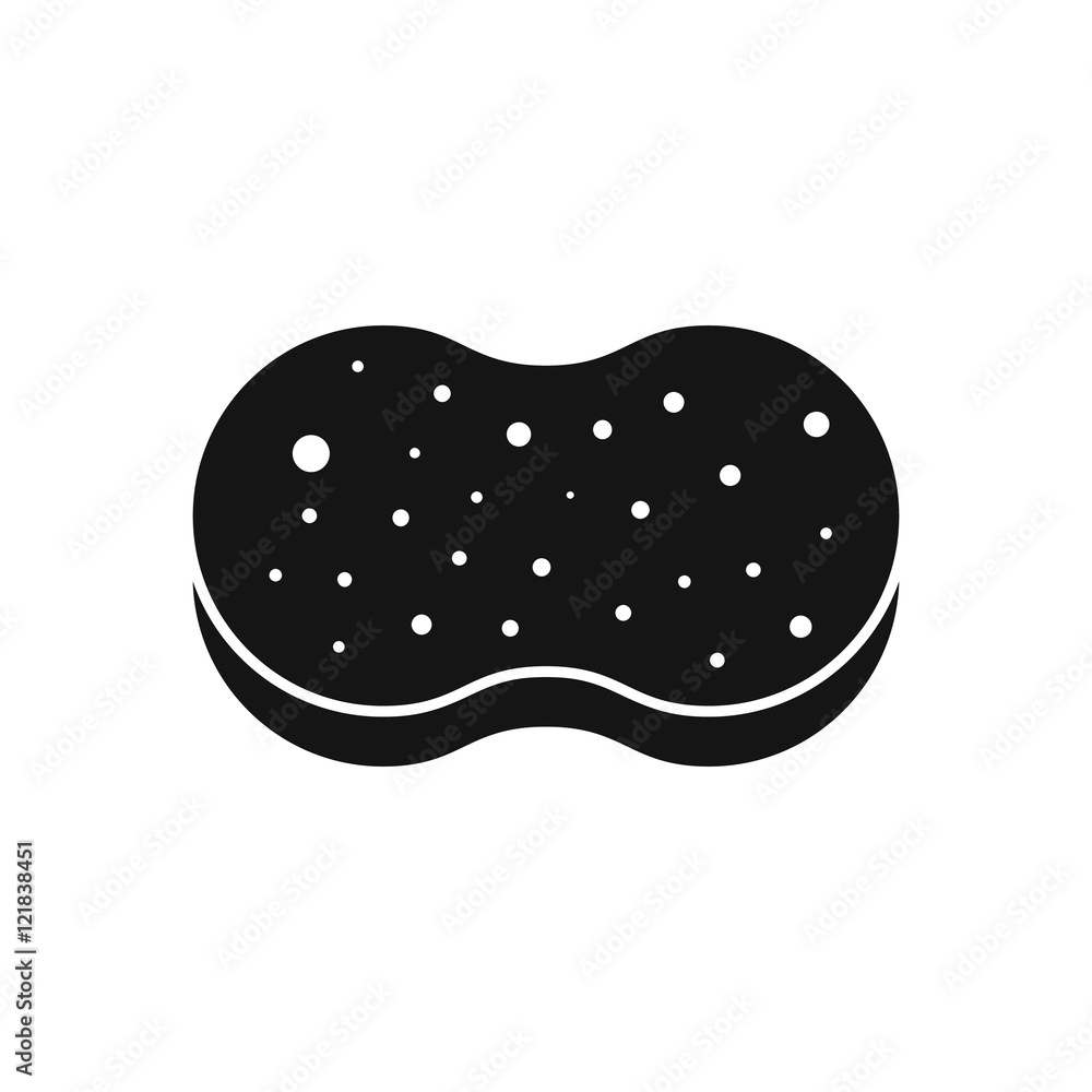 Sponge foam icon in simple style on a white background vector illustration Sponge foam icon in simple style on a white background vector illustration
