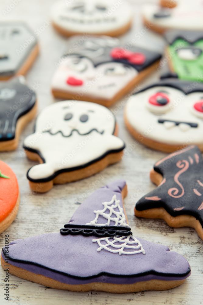 Halloween cookies with different shapes Halloween cookies with different shapes