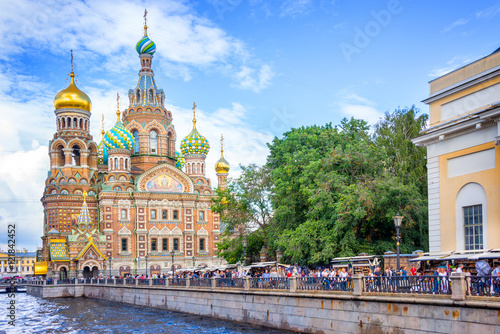 Church of the Savior on Spilled Blood, St Petersburg Russia © Delphotostock