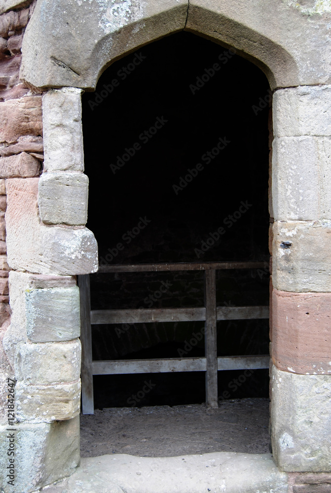 Fototapeta premium old castle brick wall stone texture